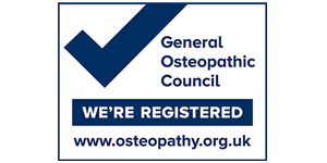 We Are General Osteopathic Council Registered
